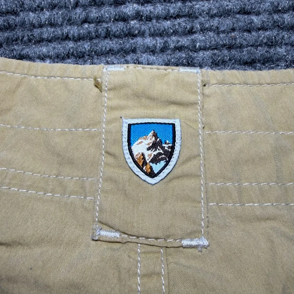 Kuhl Rydr Pants Mens 35x32(30)Tan Khaki Cotton Nylon Hiking Outdoor Work Trouser